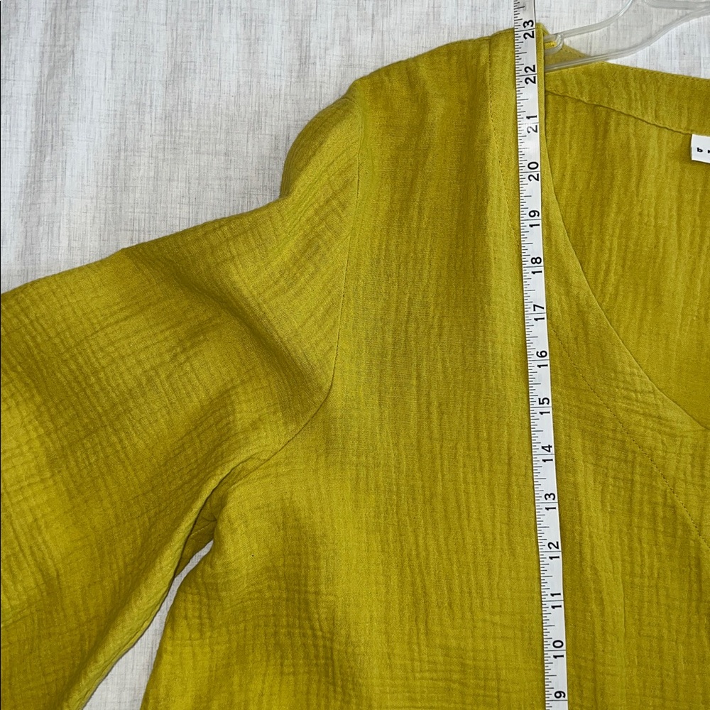 NWT Bryn Walker Gauze Cotton Top Lagenlook Lily Shirt Sz XS - Picture 9 of 9